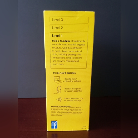 Rosetta Stone Language Learning Software - Picture 3 of 7